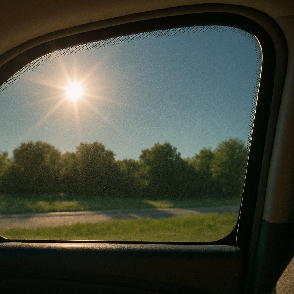 Sunny day affecting window tints