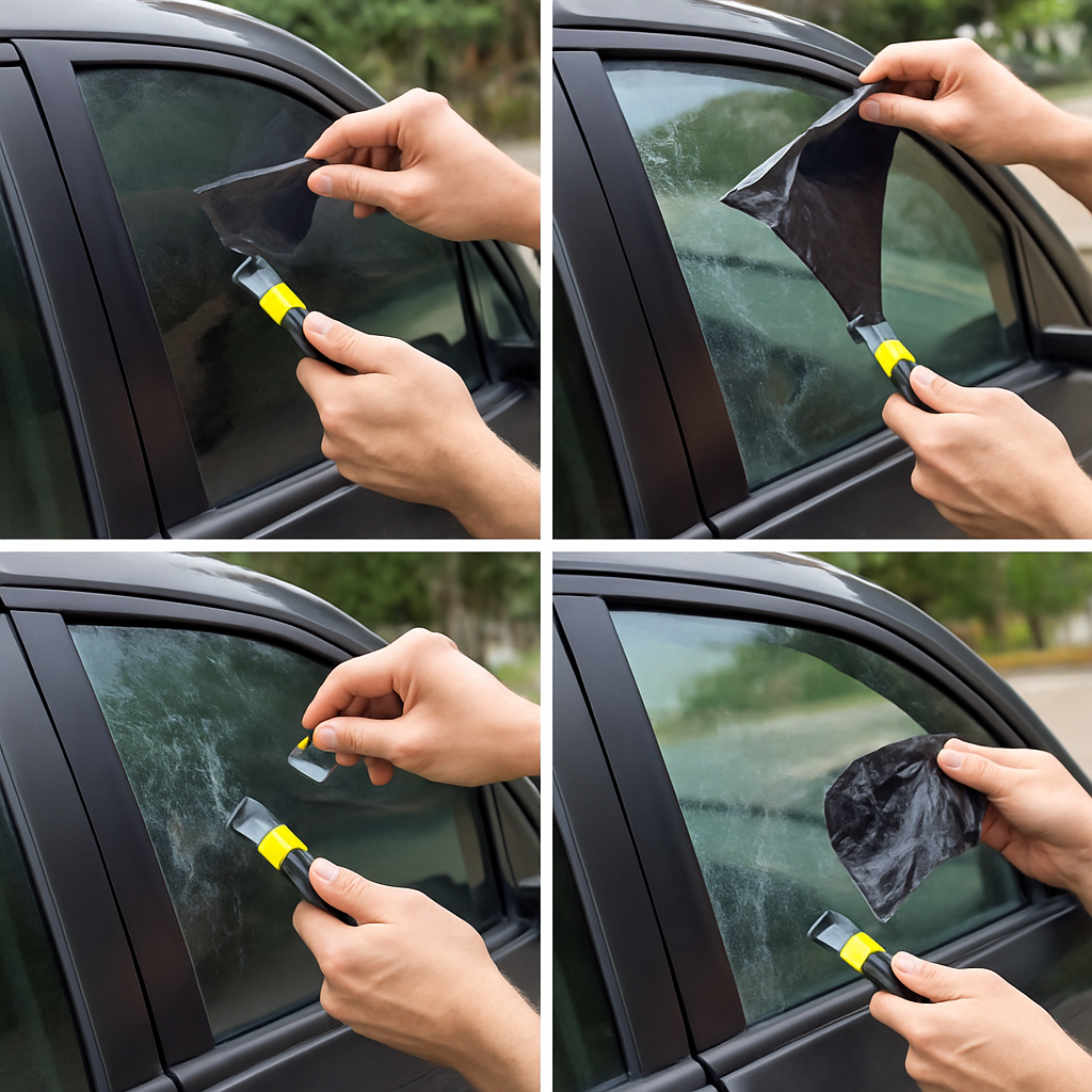 Window tint removal process