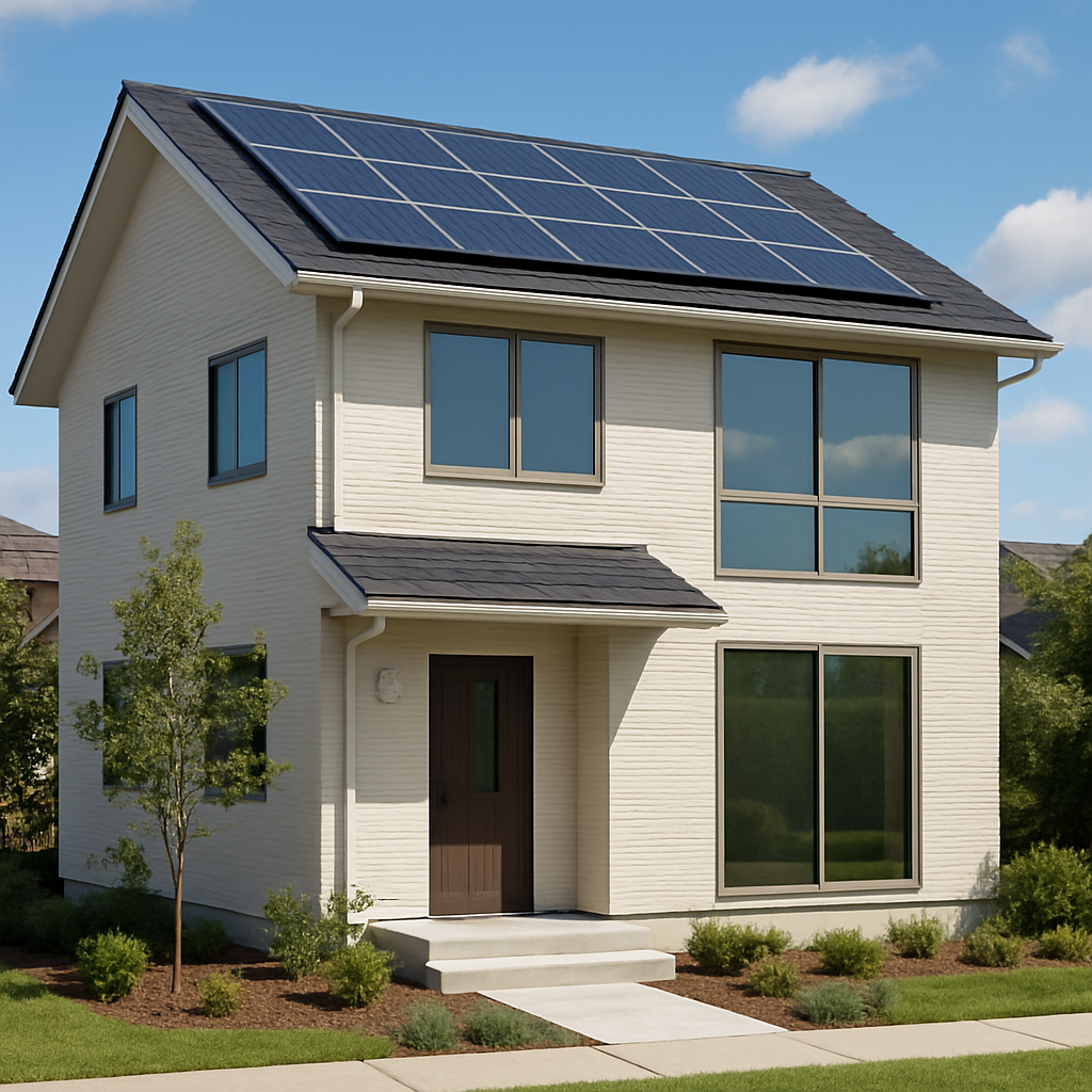Energy-efficient home with window films