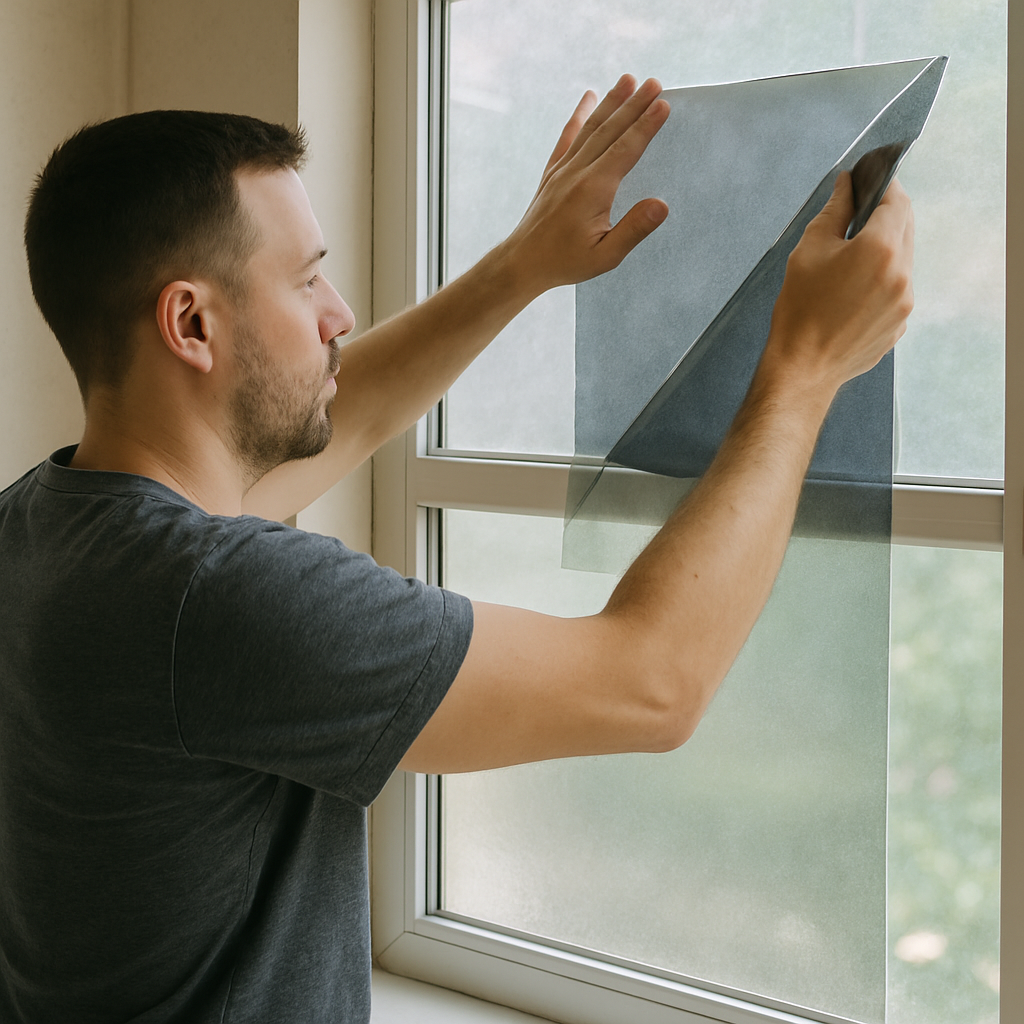 Installation of privacy window film