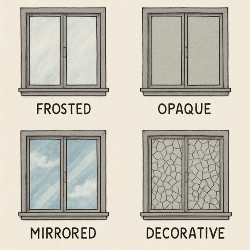 Different types of window films